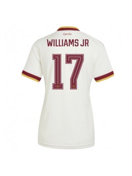 Spanien Nico Williams #17 Auswärtstrikot für Frauen WM 2026 Kurzarm Spanien Nico Williams #17 Auswärtstrikot für Frauen WM 2026 Kurzarm